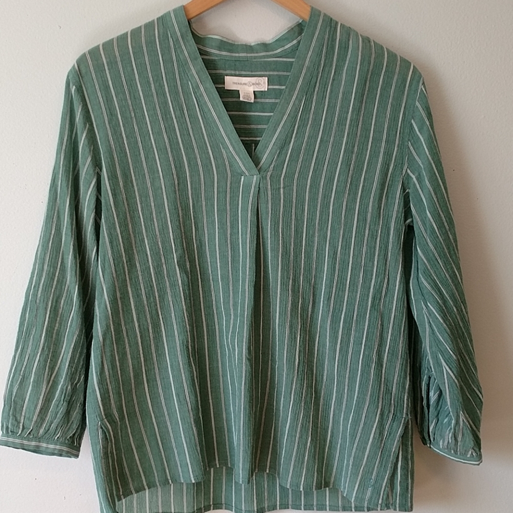 Teal Treasure & Bond Top